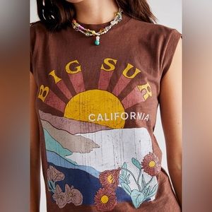 NWT Big Sur Muscle Tee Free People